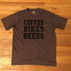 Men’s Coffee Bikes Beer T-Shirt